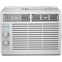 Emerson Quiet Kool 5,000 BTU 115V Window Air Conditioner with Mechanical Rotary Controls