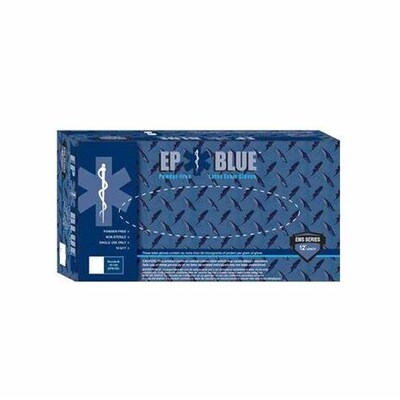 Innovative Ep Blue™ Powder-Free Latex Medical Exam Gloves; L, 10 BX/CS, 50/BX