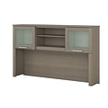 Bush Furniture Somerset 60W Hutch for L Shaped Desk, Ash Gray (WC81631)