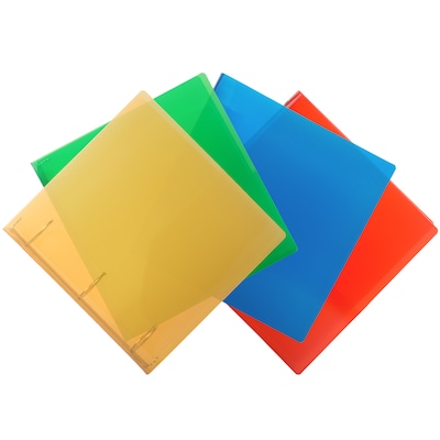 JAM Paper Designders 2" 3-Ring Non-View Binders, Assorted, 4/Pack (820T2ASSRT)
