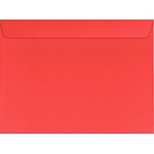 LUX 9 x 12 Booklet Envelopes 50/Pack, Electric Cherry (WS-7471-50)