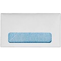 LUX Moistenable Glue Security Tinted #6 3/4 Window Envelope, 3 5/8 x 6 1/2, Bright White, 500/Pack