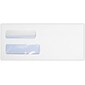 Quality Park Redi-Seal Self Seal Security Tinted #10 Double Window Envelope, 4 1/2" x 9 1/2", White Wove, 50/Pack (24559-QP-50)