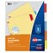 Avery Big Tab Insertable Paper Dividers, 5 Tabs, Multicolor, Copper Reinforced (23280)