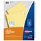 Avery Big Tab Insertable Paper Dividers, 5-Tab, Yellow (11110)