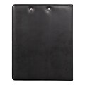 Bond Street Faux Leather Padfolio/Notepad, Black (WRC5041BS-BLACK)