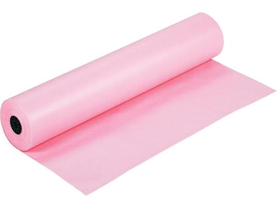 Rainbow Duo-Finish Paper Roll, 36"W x 1000'L, Pink (0063260)