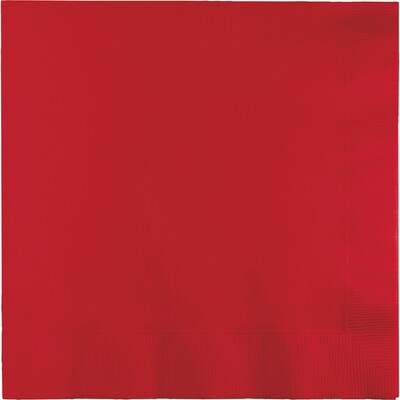 Creative Converting Classic Red Dinner Napkins 3 ply, 75 Count (DTC591031BDNAP)
