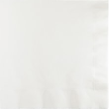 Creative Converting White Dinner Napkins 3 ply, 75 Count (DTC59000BDNAP)