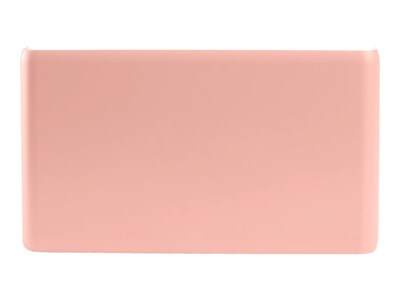 Poppin 1-Pocket Plastic Letter Size Wall File, Blush (105091)