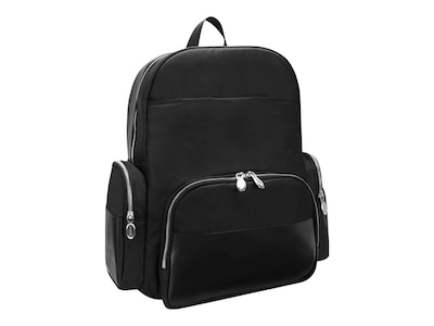 McKlein N Series CUMBERLAND Laptop Backpack, Solid, Black (18365)