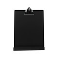 Saunders Aluminum Clipboard/Tablet Stand, Letter Size, Black (22521)
