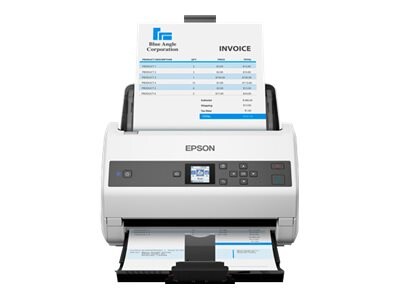 Epson WorkForce DS-970 B11B251201 Desktop Scanner, White/Black