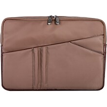 McKlein N Series AUBURN Nylon Laptop Sleeve for 15 Laptops, Khaki (18324)