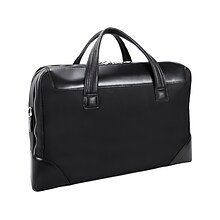 McKleinUSA N Series HARPSWELL Nylon Pocket Briefcase, Black (18565)