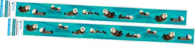 Barker Creek Otters 35 x 3 Double-Sided Border, 24/Pack (BC4014)