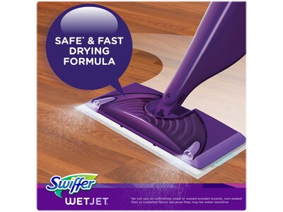 Swiffer WetJet Multi-Purpose Floor and Hardwood Liquid Cleaner Solution Refill, Gain Scent, 42.2 fl oz, 4/Pack (83061CT)