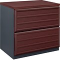 Ameriwood Pursuit 2 File Drawer Lateral File Cabinet, Not Assembled, Cherry, Letter/Legal, 29.4W (9522196)