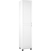 SystemBuild Kendall 16 Utility Storage Cabinet, White (7360401PCOM)