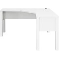 Ameriwood Home Princeton L-Shaped Desk, White (9820196)