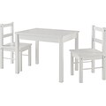Ameriwood Home Hazel Kids Table and Chairs Set, White (5827296PCOM)