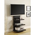 Ameriwood Home Elevation TV Stand, Black, For TVs 60 (1186096)