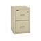 FireKing Small Office/Home Office 2-Drawer Vertical File Cabinet, Fire Resistant, Letter/Legal, Parc