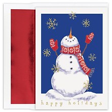 JAM Paper® Christmas Cards Boxed Set, Bring On The Snow, 16/Pack