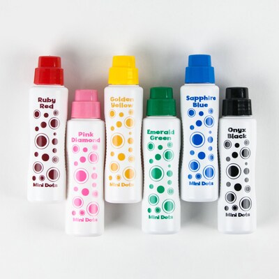 Do-A-Dot Art Mini Art Marker, Felt Tip Applicator, Jewel Tone Colors, Pack of 6 (DAD106)