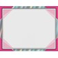 Great Papers Rainbow Foil Certificates, 8.5" x 11", Happy Pink, 15/Pack (2019003)