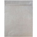 JAM Paper Open End #13 Catalog Envelope, with Peel & Seal Closure 10 x 13, Silver, 25/Pack (V02138