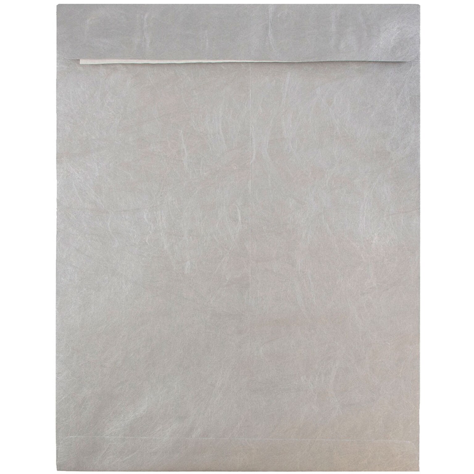 JAM Paper Open End #13 Catalog Envelope, with Peel & Seal Closure 10 x 13, Silver, 25/Pack (V021384)