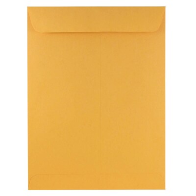JAM Paper 9 x 12 Open End Catalog Envelopes, Brown Kraft Manila, 50/Pack (4132i)