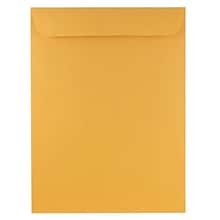 JAM Paper 9 x 12 Open End Catalog Envelopes, Brown Kraft Manila, 50/Pack (4132i)