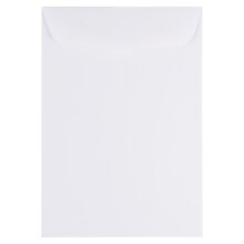 JAM Paper Open End Catalog Envelope, 7 x 10, White, 1000/Carton (01623194B)