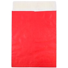 JAM Paper Open End Clasp Catalog Envelope, 11 1/2 x 14 1/2, Red, 10/Pack (V021388B)