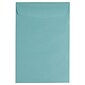 JAM Paper 6" x 9" Open End Catalog Envelopes, Aqua Blue, 10/Pack (31287520C)