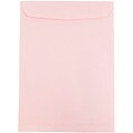 JAM Paper 6 x 9 Open End Catalog Envelopes, Baby Pink, 10/Pack (51285797B)