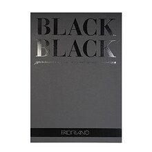 Fabriano Black Black Pads, 11.75 x 16.5, Black, 20 pages (71-16100392)