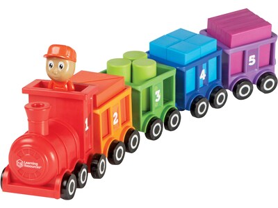 Learning Resources Count & Color Choo Choo Train, Assorted Colors, 21 Pieces/Set (LER 7742)