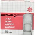 Swift First Aid Adhesive Fabric Bandages, 1W x 3L, 100/Box (714-016459)