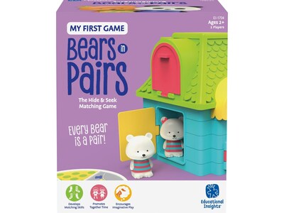 Educational Insights My First Game: Bears in Pairs, Assorted Colors (1704)