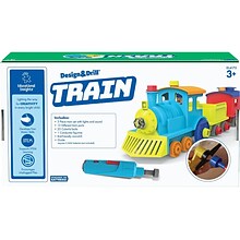 Educational Insights Design & Drill All Aboard Train, Assorted Colors (4175)