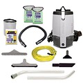 ProTeam ProVac FS 6 Backpack Vacuum with Restaurant Tool Kit, Gray (107363)