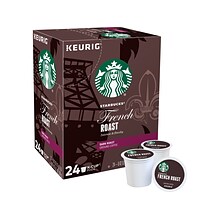 Starbucks French Roast Coffee Keurig® K-Cup® Pods, Dark Roast, 96/Carton (SBK18996CT)