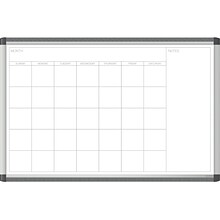 U Brands PINIT Magnetic Dry-Erase Calendar Whiteboard, Aluminum Frame, 2 x 3 (2901U00-01)