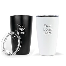 Custom Vacuum Insulated Travel Tumbler 16 oz