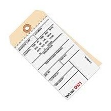 #8 2-Part Carbonless Inventory Tags #500 - 999 - Unwired (500/case)