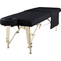 Master Massage Black Table Flannel Sheet Set  (D02019)