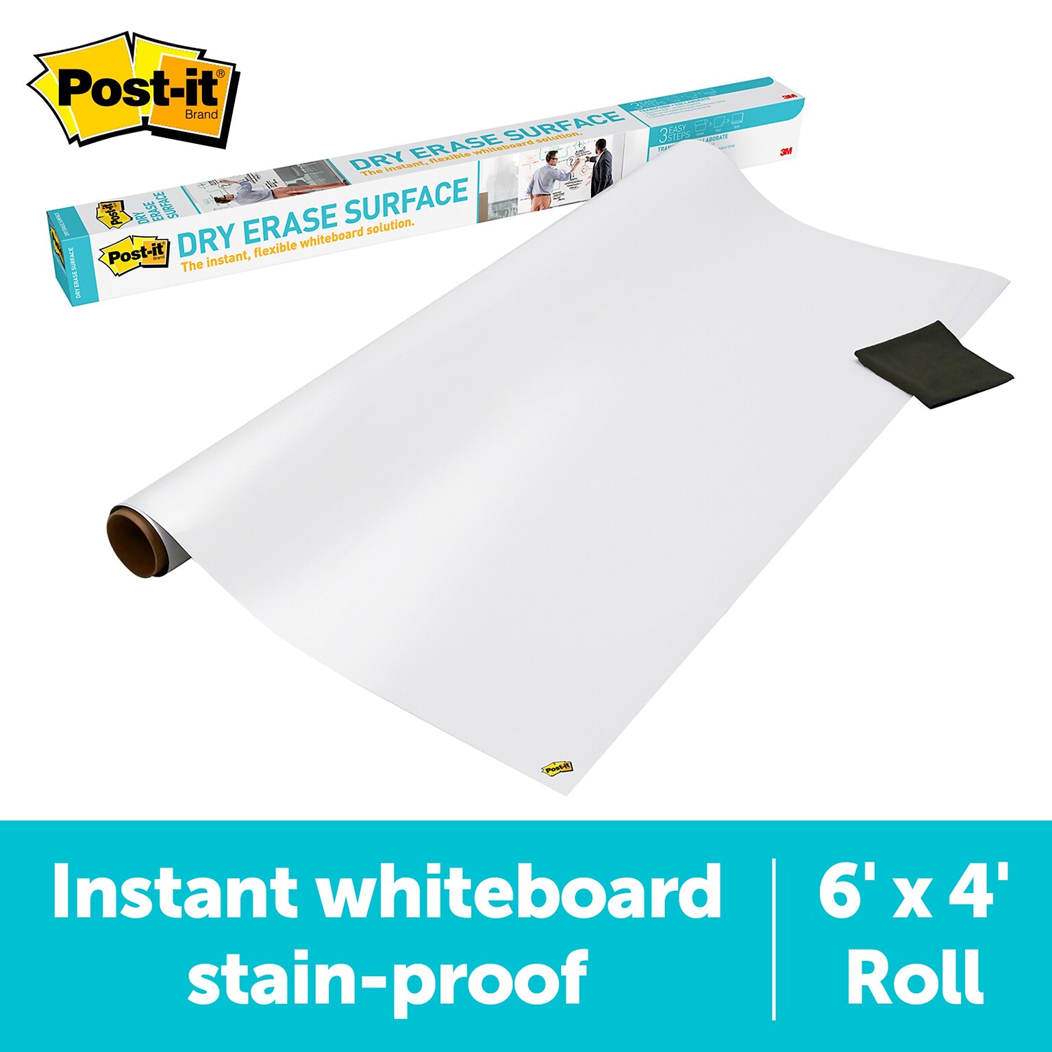 Post-it® Super Sticky Dry Erase Surface, 4 x 6 (DEF6x4)